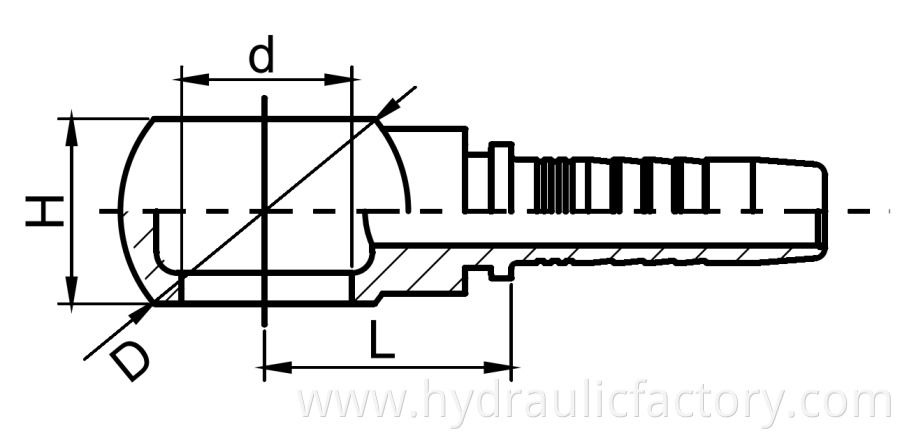 Bsp Banjo Hydraulic Fitting Drawing